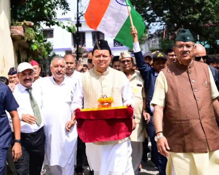 ‘शहीद सम्मान यात्रा 2’ का मुख्यमंत्री ने किया भव्य शुभारंभ…