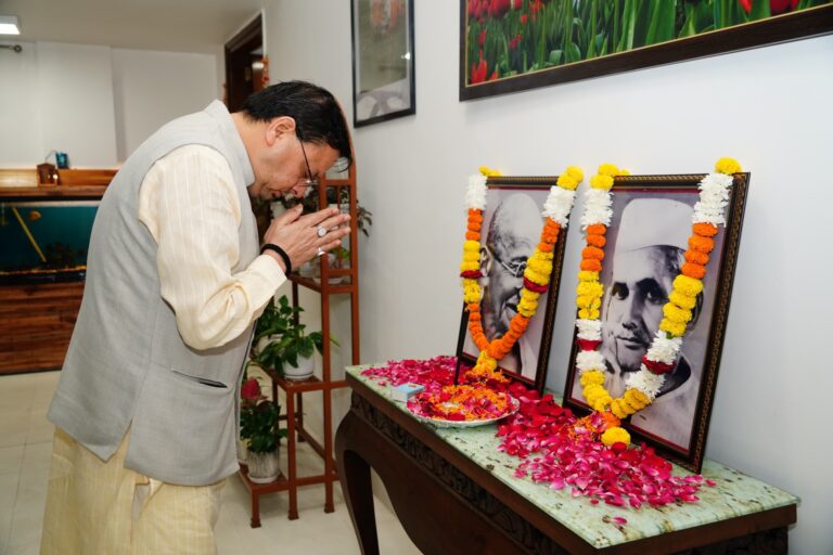 ‘जय जवान, जय किसान’ और ‘अहिंसा’ आज भी हमारे मार्गदर्शक: सीएम पुष्कर सिंह धामी