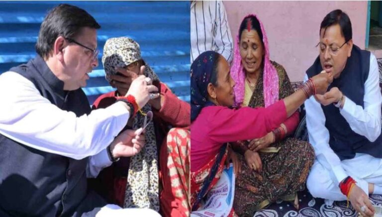 “आप अकेले नहीं हैं” — इगास पर्व पर आपदा पीड़ितों से मिले सीएम धामी, छलक पड़े जज़्बात