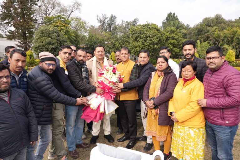 मुख्यमंत्री धामी से उत्तरांचल प्रेस क्लब की नवनिर्वाचित कार्यकारिणी ने की शिष्टाचार भेंट..