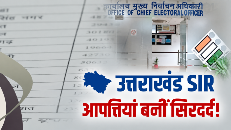 इस एक नाम से दर्ज हुईं 156 आपत्तियां, SIR से बढ़ा उत्तराखंड का सियासी तापमान, कांग्रेस बौखलाई